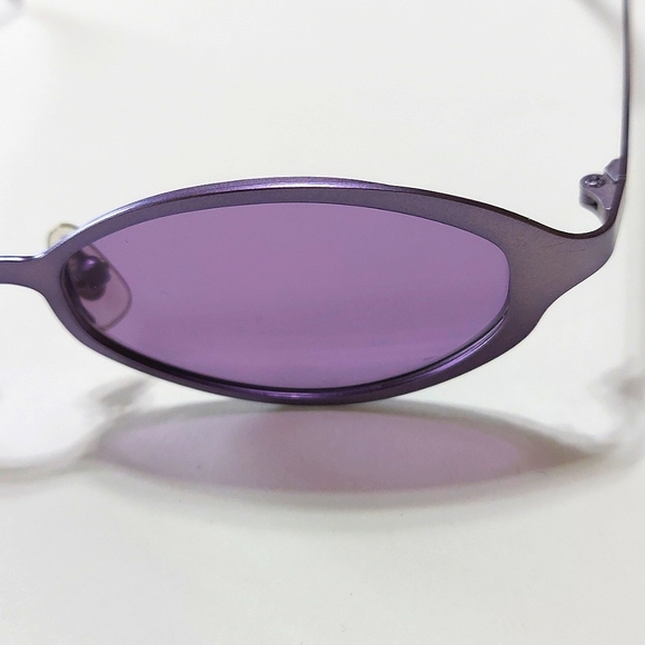 Martine Sitbon NWOT Unisex Silver/Lavender Frame With Same Lenses Sunglasses - Picture 3 of 10